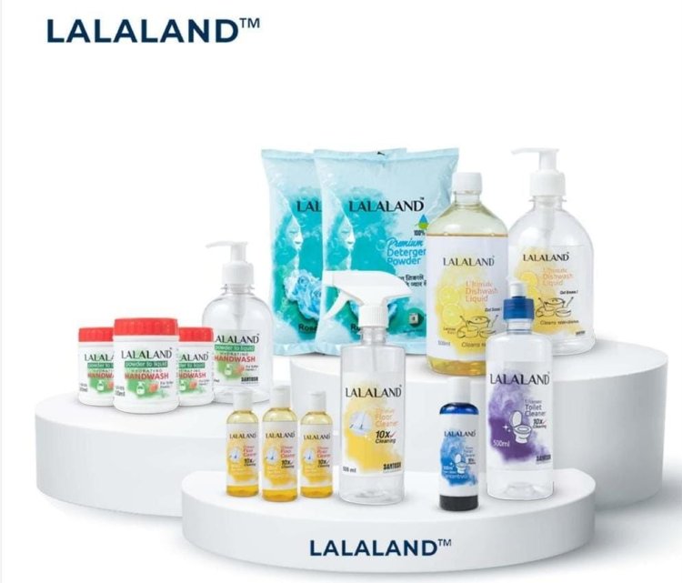 LALALAND : THE FUTURE OF HOME CARE CLEANING  HAS ARRIVED, REFILL , RECYCLE, REUSE