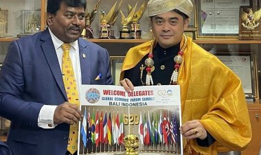 His Royal Highness Dr Shri Gusti Ngurah Arya Senator Indonesia is appointed as President of Global Economic Forum Indonesia