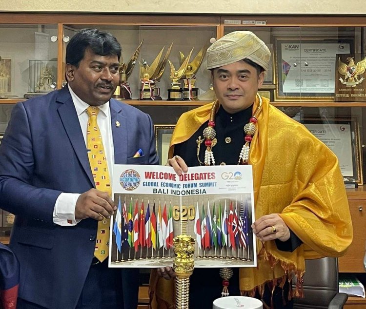 His Royal Highness Dr Shri Gusti Ngurah Arya Senator Indonesia is appointed as President of Global Economic Forum Indonesia