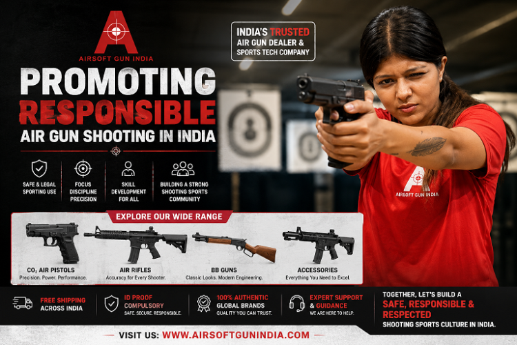 Airsoft Gun India Is Driving the Growth of Responsible Air Gun Shooting Sports in India