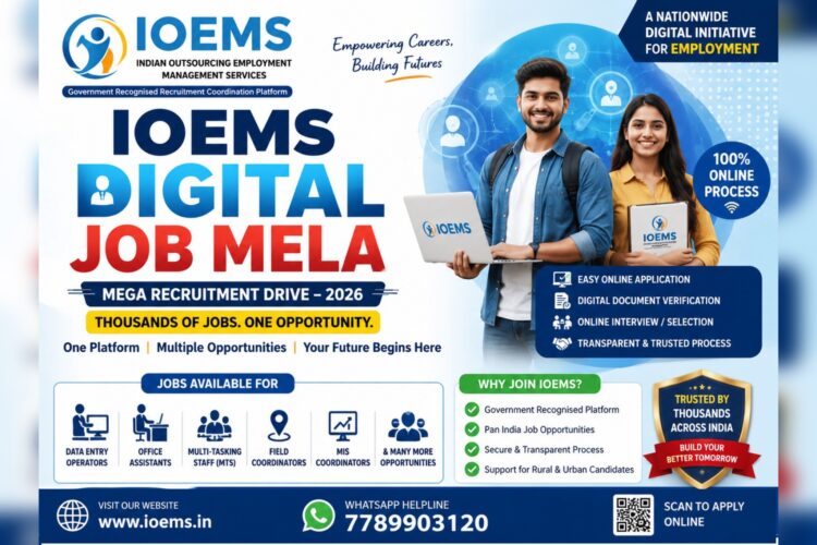 Indian Outsourcing Employment Management Services (IOEMS) Reports 7,000+ Placements in April 2026 Job Mela