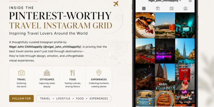 Inside the Pinterest-Worthy Travel Instagram Grid Inspiring Travel Lovers Around the World | Nigel John Chittillappilly