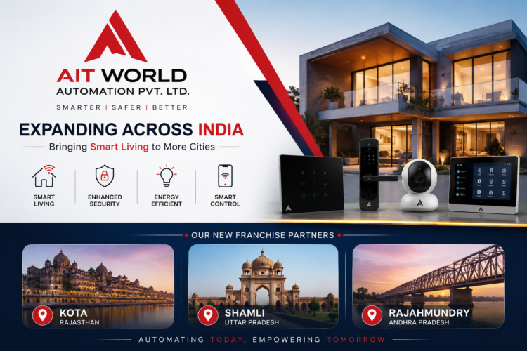 AIT World Automation Strengthens Its National Presence with New Franchise Launches in Kota, Shamli, and Rajahmundry