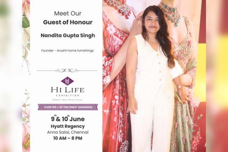 Nandita Gupta Singh Honoured at Hi Life Exhibition Chennai, Event Sees Strong Visitor Response