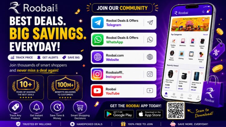 Roobai Launches Smart Amazon & Flipkart Price Tracker to Help Indian Shoppers Save More with Instant Price Drop Alerts