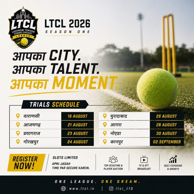 Lucknow Tennis Cricket League 2026 to Create a Professional Platform for Uttar Pradesh Players