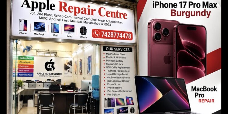 Apple Repair Centre in Andheri East Offers Professional iPhone and MacBook Pro Repairs